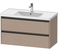 Duravit Ketho.2 bâti-support pour lavabo suspendu, 2 tiroirs, 984x549x455mm, pour D-Neo 236710, K25284075750000