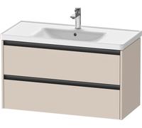 Duravit Ketho.2 bâti-support pour lavabo suspendu, 2 tiroirs, 984x549x455mm, pour D-Neo 236710, K25284083830000