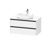 Duravit Ketho.2 bâti-support de lavabo sur console suspendu, 1000x568x550mm, 2 tiroirs, K24896084840000