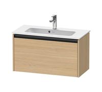 Duravit Ketho.2 bâti-support pour lavabo suspendu, Compact, 810x440x390mm, pour ME by Starck 234263, 1 tiroir, K25056030300000, Couleur: Décor chêne naturel