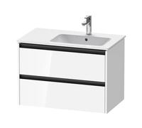 Duravit Ketho.2 bâti-support pour lavabo suspendu, 2 tiroirs, 810x549x480mm, pour ME by Starck position du lavabo à droite 234683, K25268022220000
