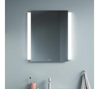 Duravit Ketho.2 miroirs, champs de lumière LED latéraux, 600x700x33 mm, avec variateur, avec interrupteur à capteur, K27071000000000, Exécution: sans rÃ©troviseur chauffant