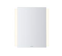 Duravit Ketho.2 miroirs, champs de lumière LED latéraux, 600x700x33 mm, avec variateur, avec interrupteur à capteur, K27071000000000, Exécution: sans rÃ©troviseur chauffant