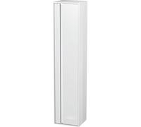 Duravit Ketho armoire haute, 400x1800x360 mm, 1 porte, charnières à droite, KT1255R2222, Couleur: Décor blanc brillant