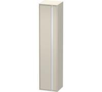 Duravit Ketho armoire haute, 400x1800x360 mm, 1 porte, charnières à gauche, KT1255L9191, Couleur: Décor taupe mat