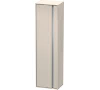 Duravit Colonne Ketho KT1265L9191 – 1 porte, charnières à gauche, 500×1800×360 mm, taupe mat