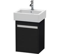Duravit Ketho bâti-support de lavabo suspendu, 400x550x320 mm, 1 porte, charnières à gauche, pour lave-mains Vero 070445, KT6630L1616, Couleur: Décor chêne noir