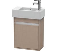 Duravit Ketho bâti-support de lavabo suspendu, 450x550x225 mm, 1 porte, charnières à gauche, pour lave-mains Vero 070350, KT6629R7575