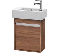 Duravit Bâti-support lavabo Ketho KT6629R7979 450×550×225 1 porte charnières à gauche, noyer naturel