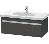 Duravit Meuble sous-vasque Ketho KT666804949 1 tiroir 100 x 45,5 cm Graphite mat suspendu