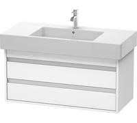 Ketho Duravit vasque KT664101818 100 x 45,5 cm, blanc mat, 2 tiroirs, suspendu