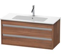 Duravit Ketho bâti-support lavabo suspendu, 1000x480x475 mm, 2 tiroirs, pour ME by Starck 233610, KT643007979, Couleur: Décor noyer naturel