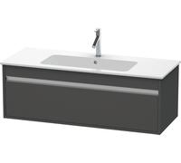 Duravit Ketho bâti-support lavabo suspendu, 1200x410x475 mm, 1 tiroir, pour ME by Starck 233612, KT642104949, Couleur: Décor graphite mat