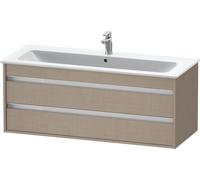 Duravit Ketho bâti-support lavabo suspendu, 1200x480x475 mm, 2 tiroirs, pour ME by Starck 233612, KT643107575, Couleur: Décor en lin