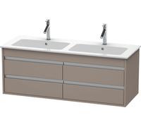 Duravit Ketho bâti-support lavabo suspendu, 1270x480x475 mm, 4 tiroirs, pour ME by Starck 233613, KT643304343