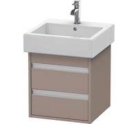 Duravit Ketho bâti-support lavabo suspendu, 450x480x440 mm, 2 tiroirs, pour lavabos Vero 045450, KT663504343