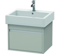 Duravit Ketho bâti-support lavabo suspendu, 550x410x440 mm, 1 tiroir, pour lavabos Vero 045460, KT668600707, Couleur: Décor gris béton mat