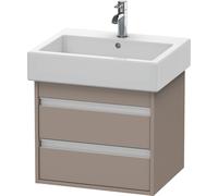 Duravit Ketho bâti-support lavabo suspendu, 550x480x440 mm, 2 tiroirs, pour lavabos Vero 045460, KT663604343