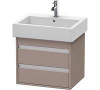 Duravit Ketho bâti-support lavabo suspendu, 550x480x440 mm, 2 tiroirs, pour lavabos Vero 045460, KT663604343