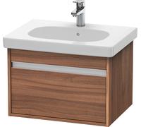 Duravit Ketho bâti-support lavabo suspendu, 600x410x455 mm, 1 tiroir, pour D-Code, KT667007979, Couleur: Décor noyer naturel