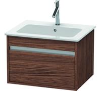 Duravit Ketho bâti-support lavabo suspendu, 600x410x475 mm, 1 tiroir, pour ME by Starck 233663, KT641802121, Couleur: Décor noyer foncé