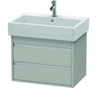Duravit Ketho bâti-support lavabo suspendu, 650x480x440 mm, 2 tiroirs, pour lavabos Vero 045470, KT662400707
