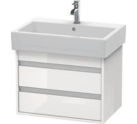 Duravit Ketho bâti-support lavabo suspendu, 650x480x440 mm, 2 tiroirs, pour lavabos Vero 045470, KT662402222