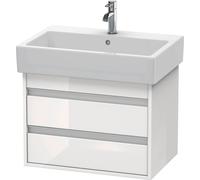 Duravit Ketho bâti-support lavabo suspendu, 650x480x440 mm, 2 tiroirs, pour lavabos Vero 045470, KT662402222