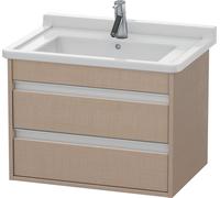 Duravit Ketho bâti-support lavabo suspendu, 650x480x455 mm, 2 tiroirs, pour Starck 3 030470, KT664307575