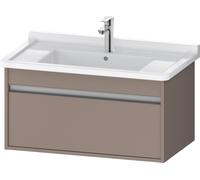Duravit Ketho bâti-support lavabo suspendu, 800x410x455 mm, 1 tiroir, pour Starck 3 030480, KT666404343, Couleur: Décor basalte mat
