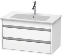 Duravit Ketho bâti-support lavabo suspendu, 800x480x475 mm, 2 tiroirs, pour ME by Starck 233683, KT642901818, Couleur: Décor blanc mat