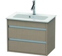 Duravit Ketho bâti-support lavabo suspendu, Compact, 600x480x385 mm, 2 tiroirs, pour ME by Starck 234263, KT645207575