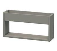 Duravit – Étagère murale Ketho KT253704343 500×240×135 mm 1 compartiment ouvert Décor basalte mat
