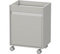 Duravit Ketho KT2530L0707 50x36x67cm, porte à gauche, gris béton mat