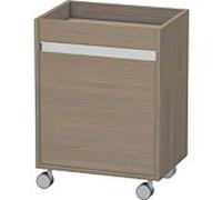 Duravit Ketho KT2530L3535 50x36x67cm, porte à gauche, chêne terra