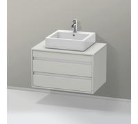 Duravit Ketho Meuble avec plan de toilette, KT665400707,