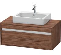 Duravit Ketho KT669502121 100 x 55 cm, noyer foncé, pour Aufsatzbecken milieu, 2000 , suspendu