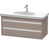 Duravit Ketho meuble sous-lavabo suspendu, 1000x480x455 mm, 2 tiroirs, pour D-Code, KT664804343, Couleur: Décor basalte mat
