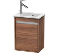 Duravit Ketho meuble sous-lavabo suspendu, 400x550x285 mm, 1 porte, charnières à droite, pour ME by Starck 072343, KT6417R7979, Couleur: Décor noyer naturel