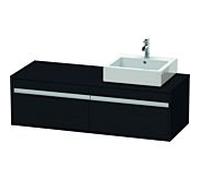 Duravit Meuble sous-vasque Ketho KT6697R1616 140x55x42,6 cm – découpe à droite, chêne noir