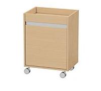 Duravit Ketho roll conteneur KT2530L3030 50x36x67cm, porte gauche, Eiche natur
