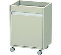 Duravit Ketho roll conteneur KT2530R9191 50x36x67cm, porte droite, Taupe