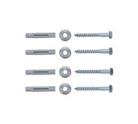 Duravit Kit de montage de rechange pour abattant de WC lavant DuraStyle Classic, 596001826002,