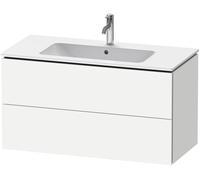 Duravit L-Cube armoire 102x48.1x55 cm sous-lavabo suspendu blanc LC624201818