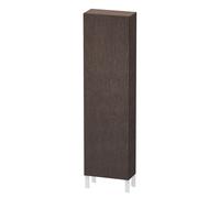 Duravit L-Cube armoire haute, 1 porte charnière à droite, 500x243x1760mm, LC1171R7272, Couleur: placage en chêne véritable brossé foncé