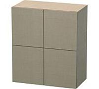 Duravit Armoire mi-haute L-Cube LC117707575 2 portes 700x363x800 mm Décor en lin