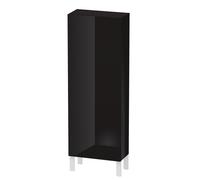 Duravit L-Cube armoires mi-hautes, 1 porte charnière à droite, 500x243x1320mm, LC1169R4040, Couleur: Laque noire brillante