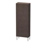 Duravit L-Cube armoires mi-hautes, 1 porte charnière à droite, 500x243x1320mm, LC1169R7272, Couleur: placage en chêne véritable brossé foncé