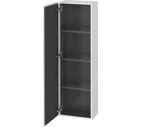 Duravit L-Cube armoires mi-hautes, 1 porte charnière à gauche, 400x243x1320mm, LC1168L1818, Couleur: Décor blanc mat