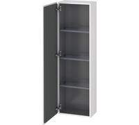 Duravit L-Cube armoires mi-hautes, 1 porte charnière à gauche, 400x243x1320mm, LC1168L2222, Couleur: Décor blanc brillant